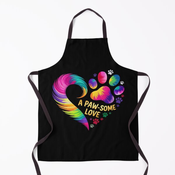 Item preview, A Pawsome Love Colorful Heart Paw Print designed and sold by SoyLamderma.