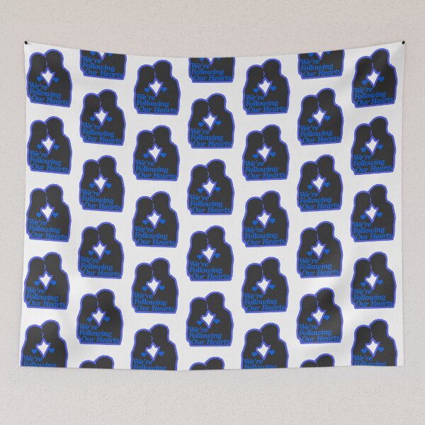Item preview, Following Our Hearts Love Silhouette Design designed and sold by juliagz.