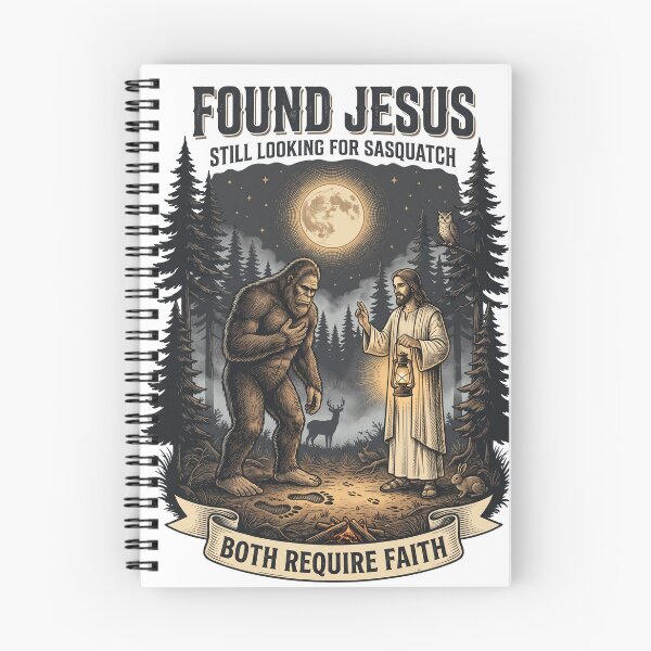 Item preview, Found Jesus Still Looking for Sasquatch Faith  designed and sold by Roy & Tiffany.