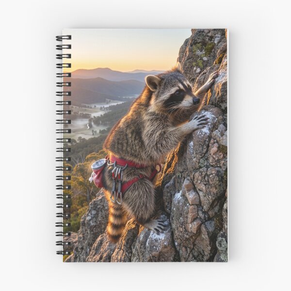 Item preview, Raccoon Is Bent on Reaching the Summit designed and sold by Tridentulus.