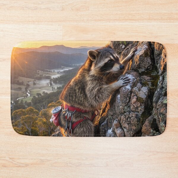 Item preview, Raccoon Is Bent on Reaching the Summit designed and sold by Tridentulus.