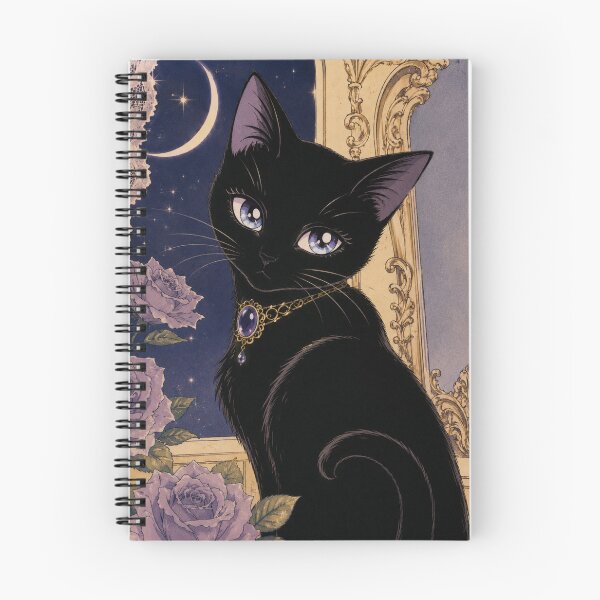 Item preview, Mystical Black Cat  designed and sold by Bara Lune Design .