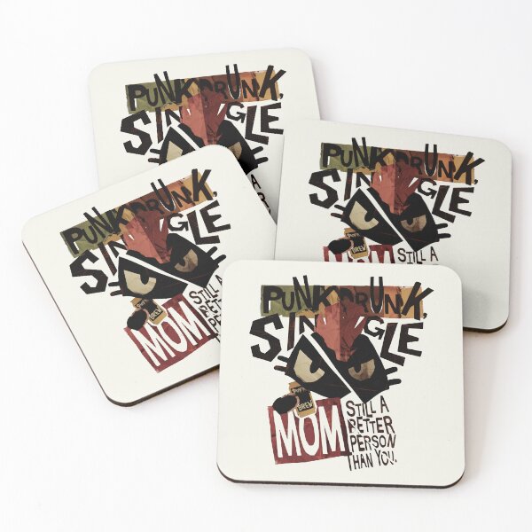 Item preview, Sarcastic Single Punk Mom Meme designed and sold by IAPICTURE.