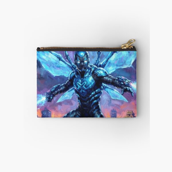 Item preview, Blue Beetle Superhero Sci-Fi Action Adventure Tribute Art Poster designed and sold by Art's Diner.