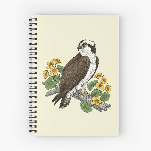 Item preview, Botanical Osprey Marsh Marigold Nature Design designed and sold by BirdsnStuff.