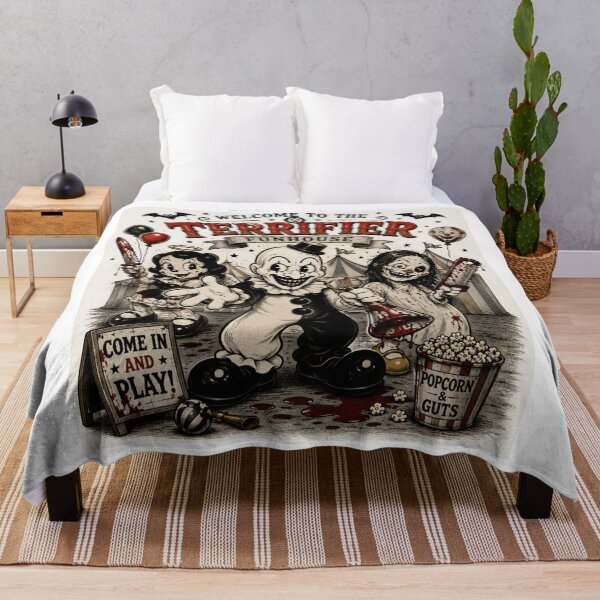 Item preview, Terrifier 1930s Cartoon T-Shirt | Vintage Rubber Hose Horror Funhouse | Art the Clown Inspired Retro designed and sold by Preston Meyers Designs.