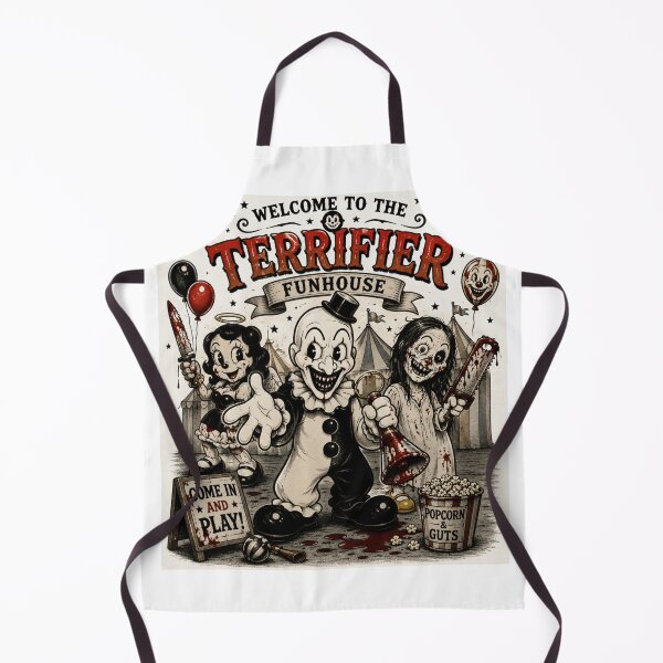 Item preview, Terrifier 1930s Cartoon T-Shirt | Vintage Rubber Hose Horror Funhouse | Art the Clown Inspired Retro designed and sold by Preston Meyers Designs.