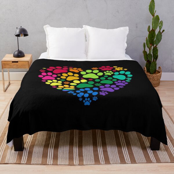 Item preview, Rainbow Paw Print Heart Pride Design designed and sold by SoyLamderma.