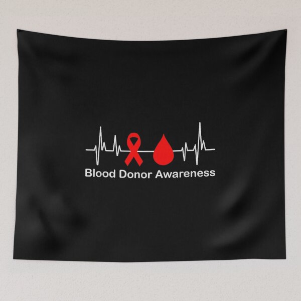 Item preview, Blood Donor Awareness Heartbeat designed and sold by goombi-creative.