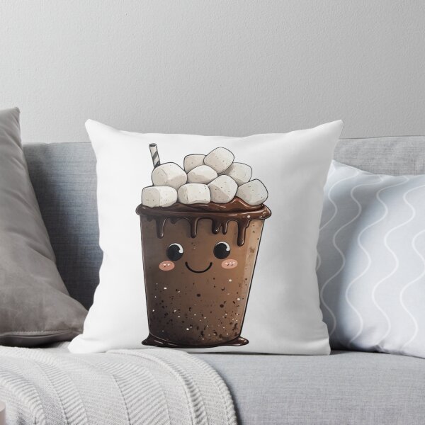 Item preview, Cute Hot Cocoa Sticker | Kawaii Marshmallow Mug | Cozy Winter Drink Die Cut Sticker for Laptop, Water Bottle & Journal designed and sold by overcomercrafts.