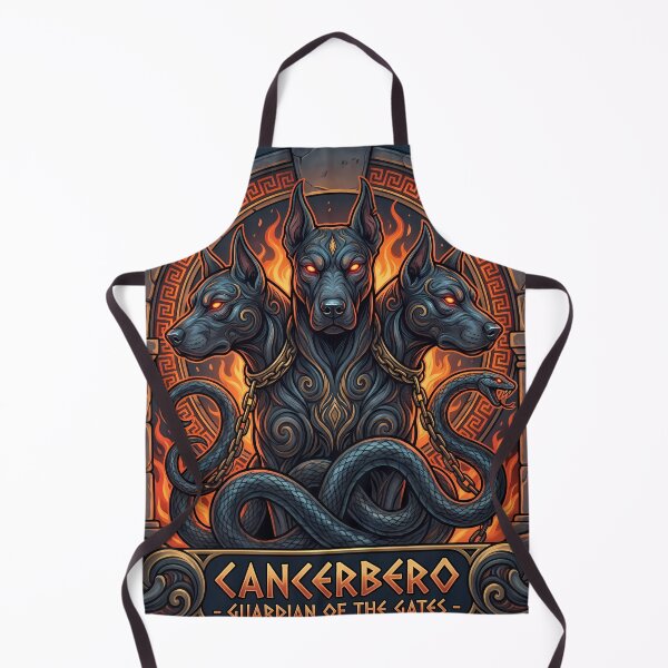 Item preview, Beast Cerberus Three Headed Hellhound Gates Of Hades designed and sold by ART ATTACK ZONE.