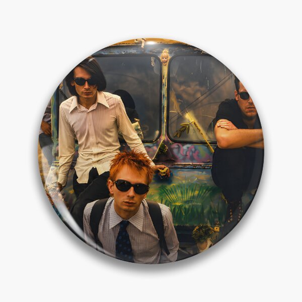 Item preview, The band Radiohead on top of a car designed and sold by Jennifer-Grier.