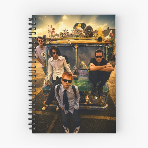 Item preview, The band Radiohead on top of a car designed and sold by Jennifer-Grier.