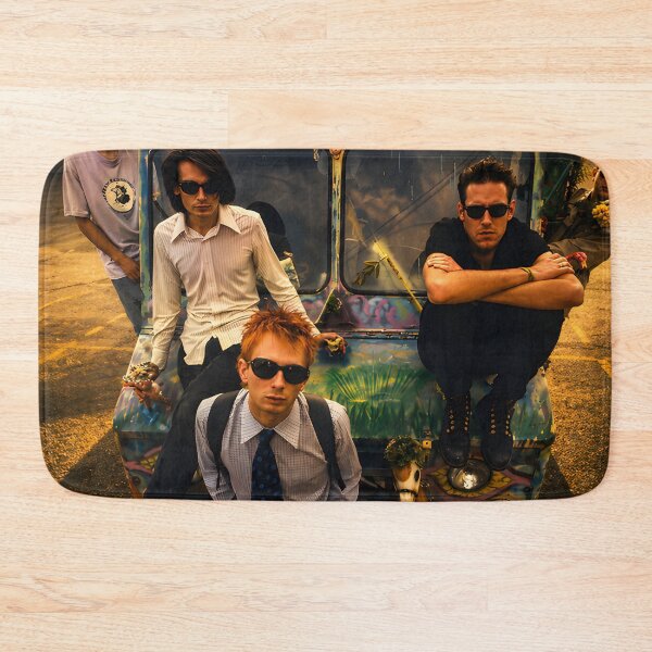 Item preview, The band Radiohead on top of a car  designed and sold by Jennifer-Grier.