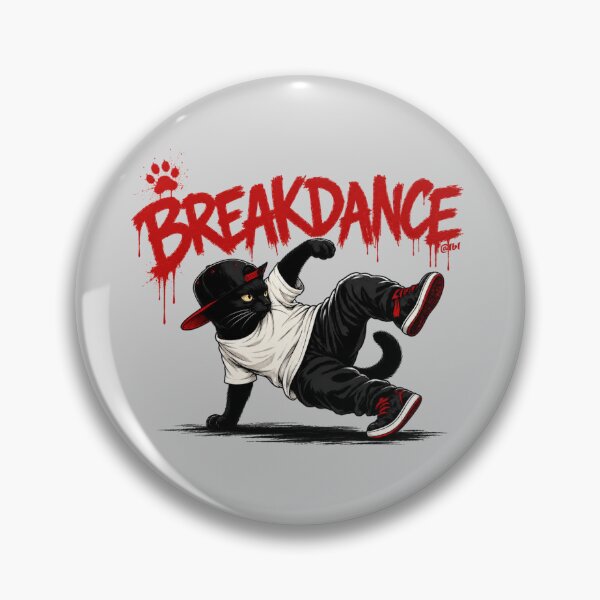 Item preview, BREAKDANCE CAT: Urban Street Moves designed and sold by lbl-shop.