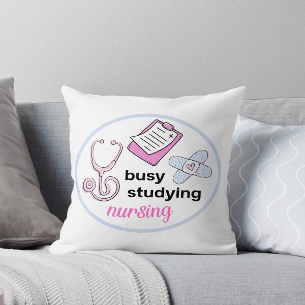 Item preview, Busy Studying Nursing Sticker designed and sold by SB Creative.
