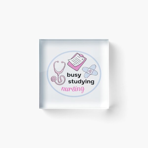 Item preview, Busy Studying Nursing Sticker designed and sold by SB Creative.