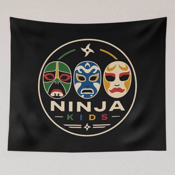 Item preview, Rocky Mustang Ram-Dam Ninja Design Classic Retro version two designed and sold by killem667.