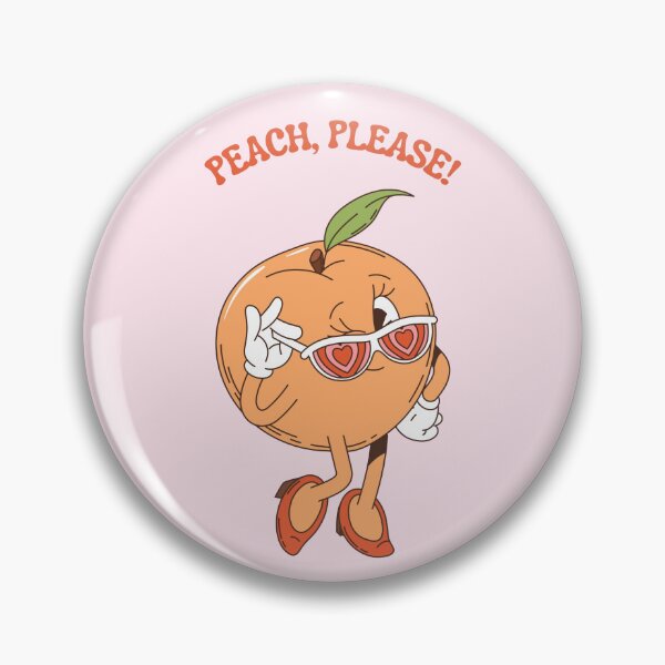Item preview, Pink Peach Please Sassy Quote & Fruit Illustration Design, Foodie Wall Decor, Gifts for Friends & Family designed and sold by SpringTeaDesigns.