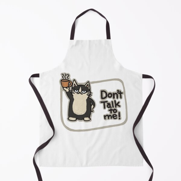 Item preview, Don't Talk To Me | Funny Tuxedo Cat Hand Drawn Design designed and sold by Chibi-NumNum.