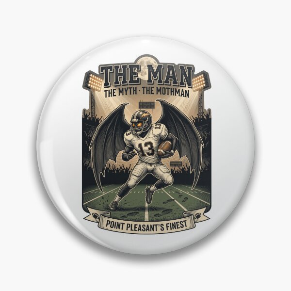 Item preview, Mothman Football Player The Man The Myth Point Pleasant designed and sold by Roy & Tiffany.