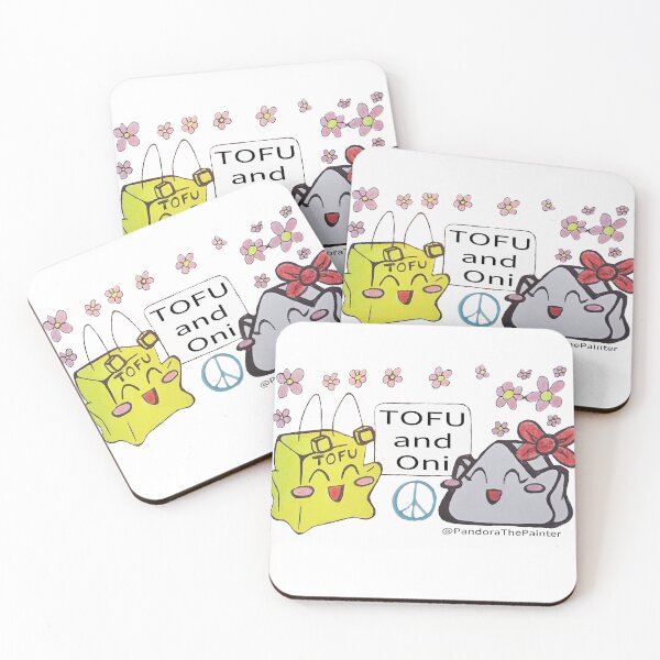 Item preview, Tofu and Oniiii designed and sold by RainbowDoveShop.