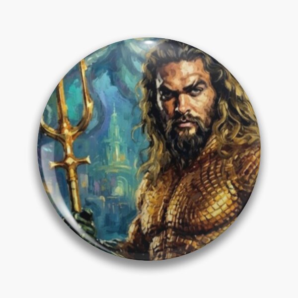 Item preview, Aquaman Superhero Sci-Fi Action Fantasy Celebration Tribute Art Poster designed and sold by Art's Diner.