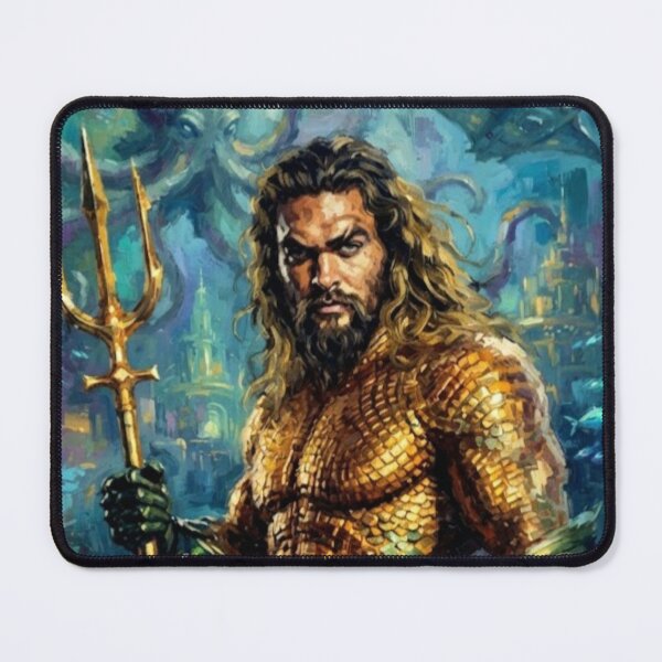 Item preview, Aquaman Superhero Sci-Fi Action Fantasy Celebration Tribute Art Poster designed and sold by Art's Diner.