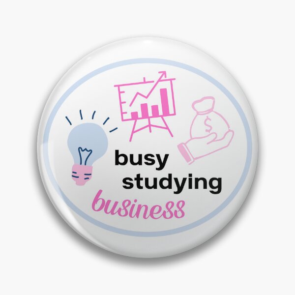 Item preview, Busy Studying Business Sticker designed and sold by SB Creative.