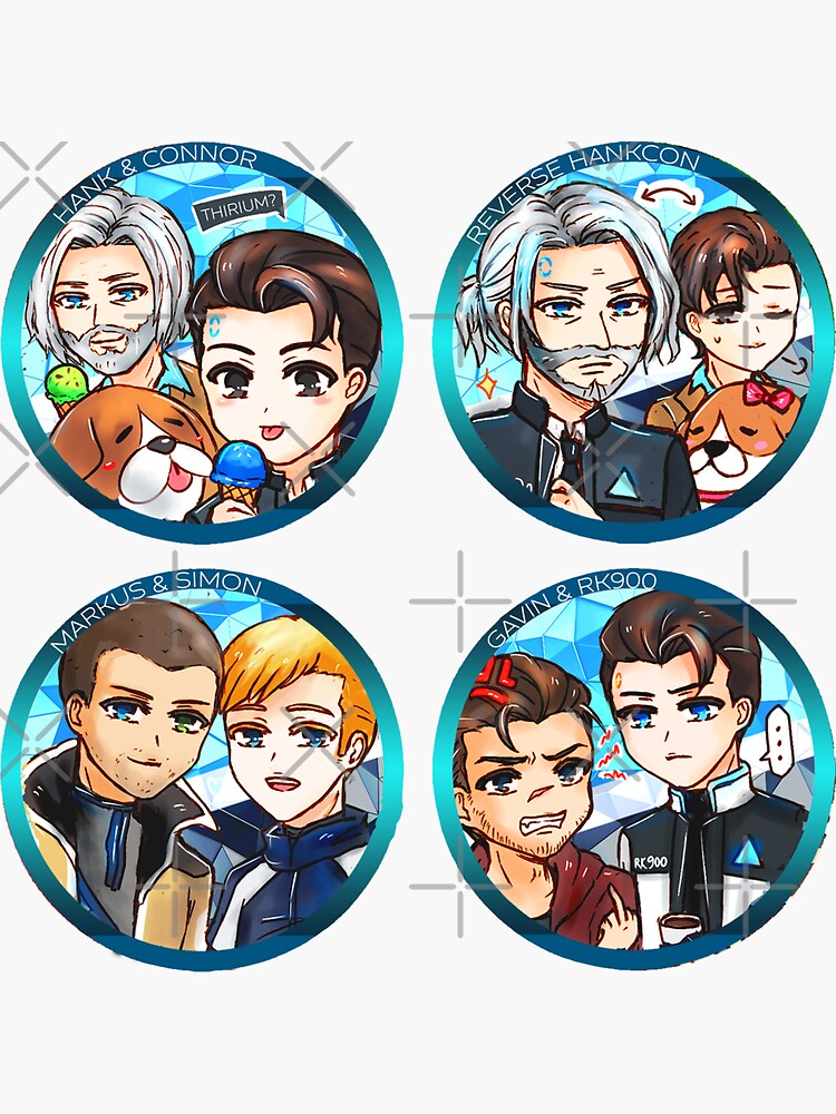 Detroit Become Human Boys by candypiggy