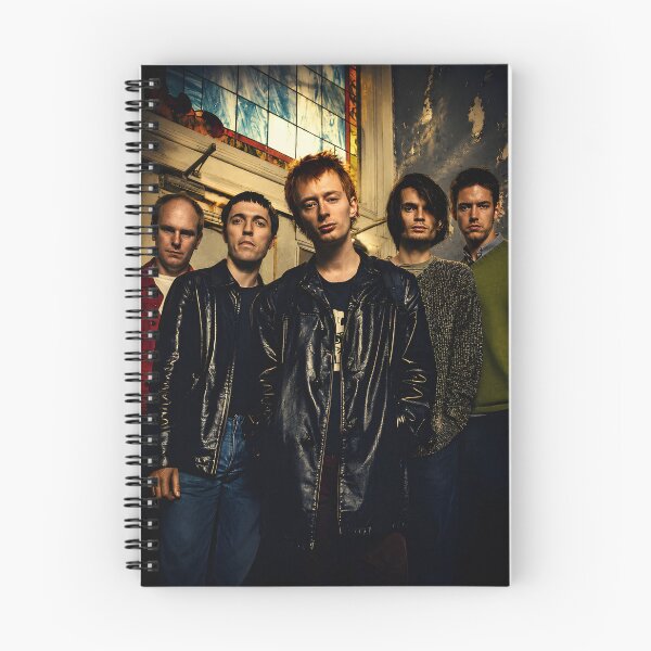 Item preview, Full-pose photo of the band Radiohead Poster designed and sold by Jennifer-Grier.