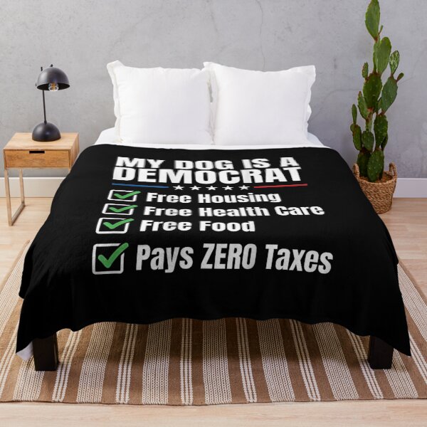 Item preview, My Dog is A Democrat Free Housing designed and sold by peachlovey.