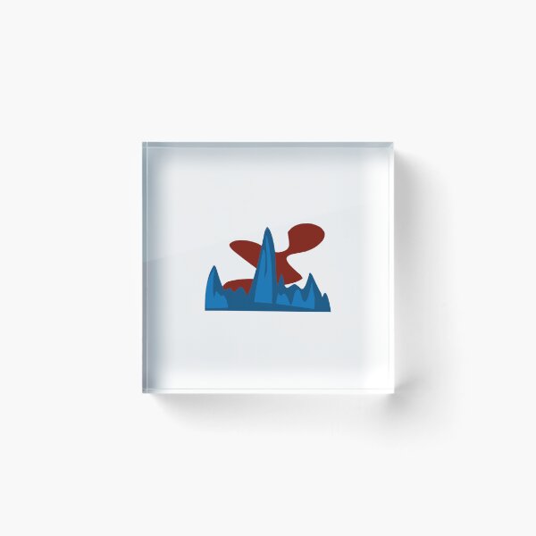 Item preview, Minimalist Geometric Mountain Range Outdoor Graphic designed and sold by EruvynStudiose.