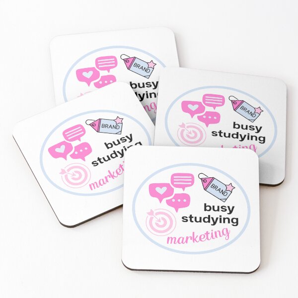 Item preview, Pegatina de marketing "Ocupado estudiando" designed and sold by SB Creative.