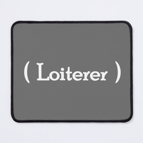 Item preview, Iconic Label - "Loiterer" White Lettering designed and sold by cousinbessie.