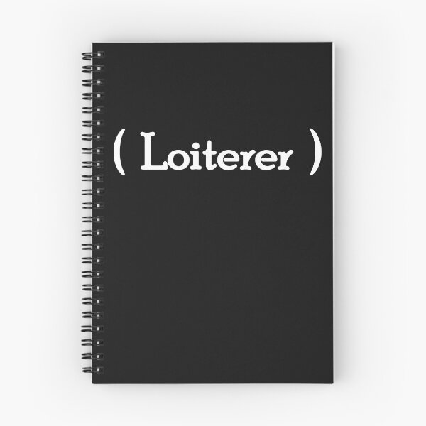 Item preview, Iconic Label - "Loiterer" White Lettering designed and sold by cousinbessie.
