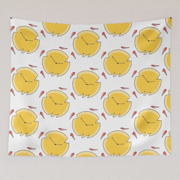 Item preview, Piece Of Time Abstract Yellow Clock Abstract Design designed and sold by EruvynStudiose.