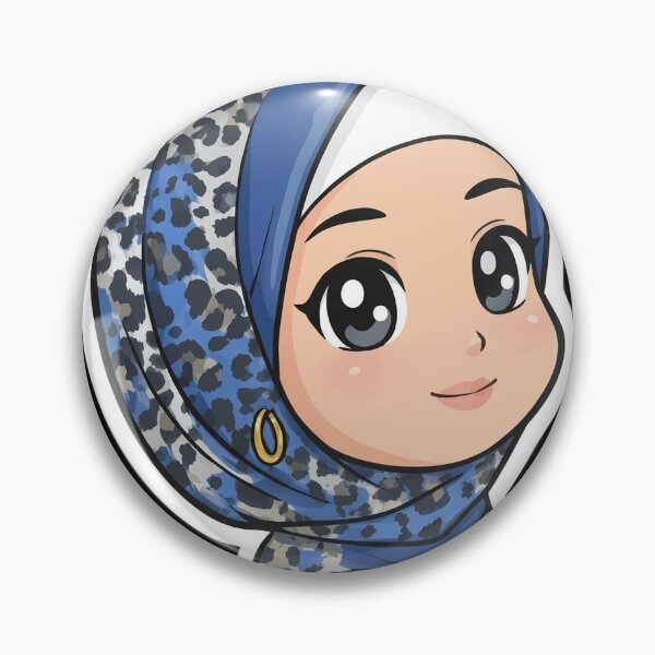 Item preview, Cute Chibi Hijabi Girl designed and sold by TheModernMuslimah.