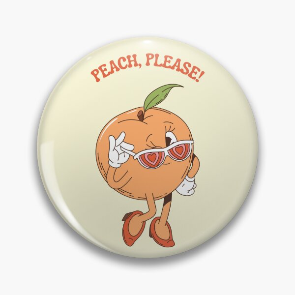 Item preview, Funny Peach Quote Design, Foodie Wall Decor, Gifts for Friends & Family designed and sold by SpringTeaDesigns.
