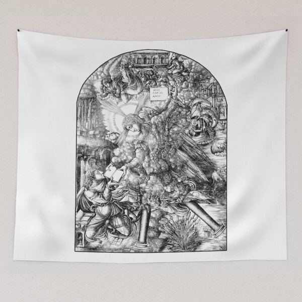 Item preview, The Apocalypse: The Angel Gives St. John the Book to Eat by Jean Duvet 16th century. designed and sold by Hedrin.