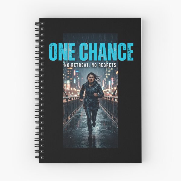 Item preview, One Chance No Retreat No Regrets Cinematic Running Art designed and sold by rich-moda.