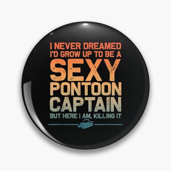 Item preview, Pontooning Funny Pontoon Captain designed and sold by goombi-creative.