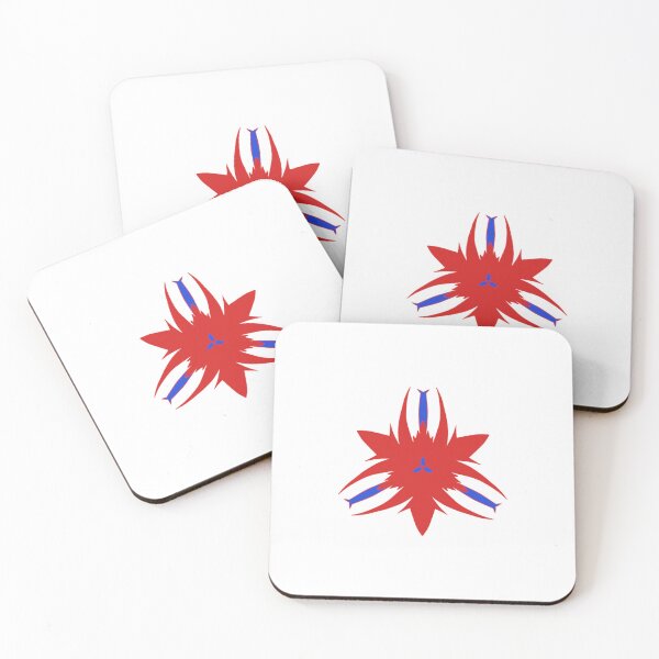 Item preview, Red Abstract Sharp Spiky Star Geometric Graphic designed and sold by EruvynStudiose.