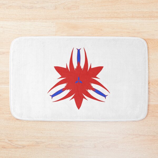 Item preview, Red Abstract Sharp Spiky Star Geometric Graphic designed and sold by EruvynStudiose.