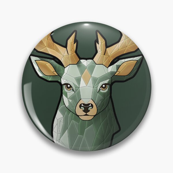 Item preview, Moss Agate Stag designed and sold by DerpCat Sketches.