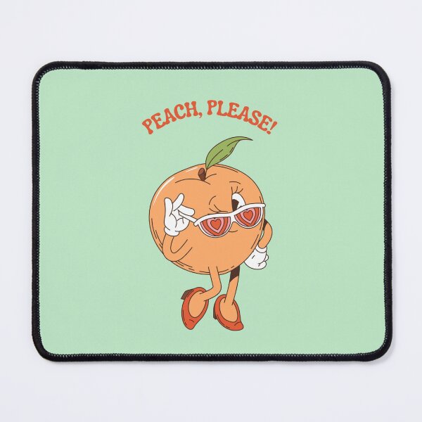 Item preview, Funny Peach Fruit Design, Food Wall Decor, Gifts for Friends & Family designed and sold by SpringTeaDesigns.