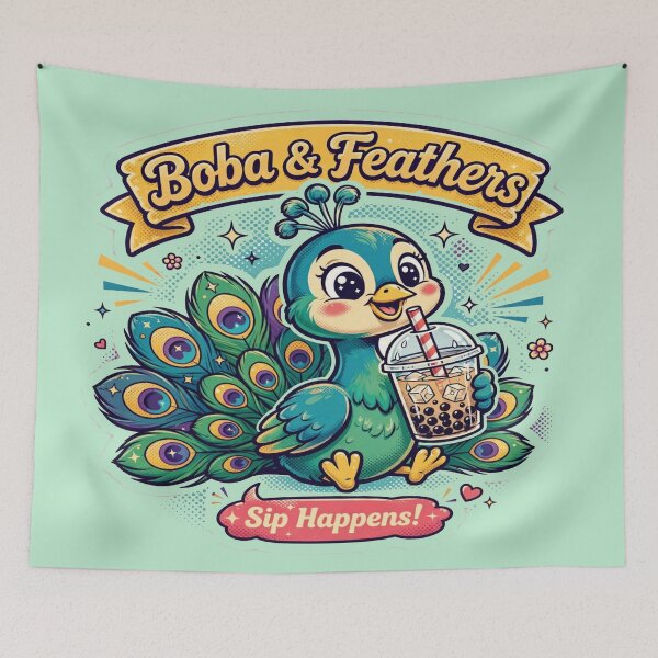 Item preview, Boba & Feathers designed and sold by HAYA6395.