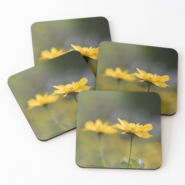 Item preview, Soft Yellow Wildflowers Morning Light Macro designed and sold by TathataPhotos.