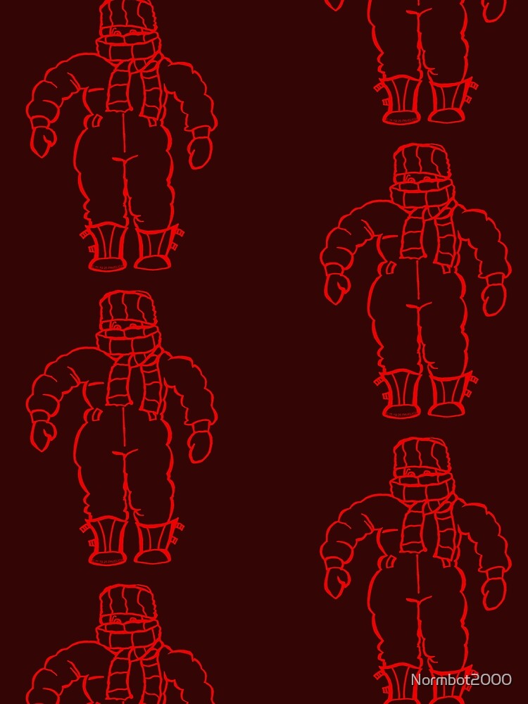 Thumbnail 3 of 3, Scarf, Neon Randy designed and sold by Normbot2000.