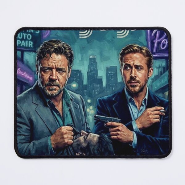 Item preview, The Nice Guys Neo-Noir Buddy Cop Crime Comedy Tribute Art Poster designed and sold by Art's Diner.